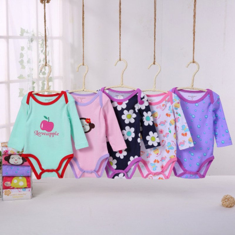 ชุดบอดี้สูทเด็ก Carter’s แขนยาว ลายเด็กผู้หญิง